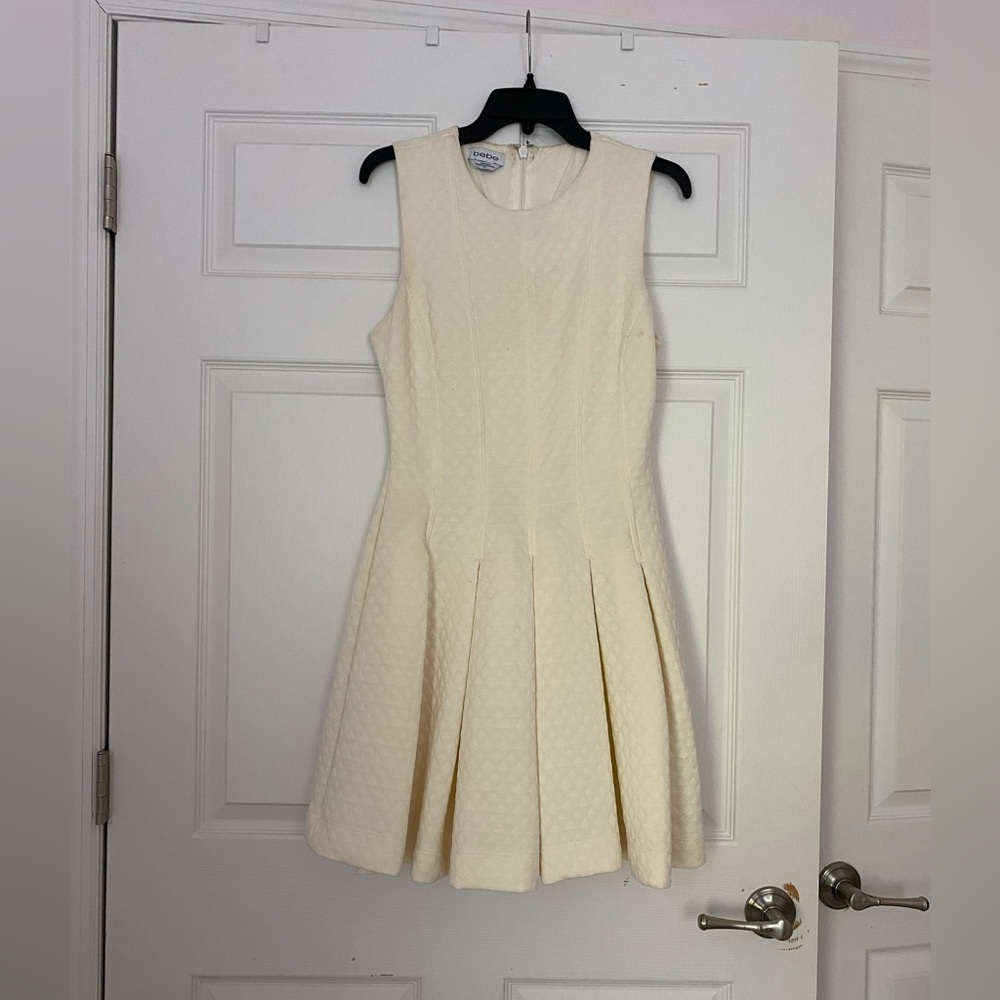 Quilted Cream Bebe Professional Dress